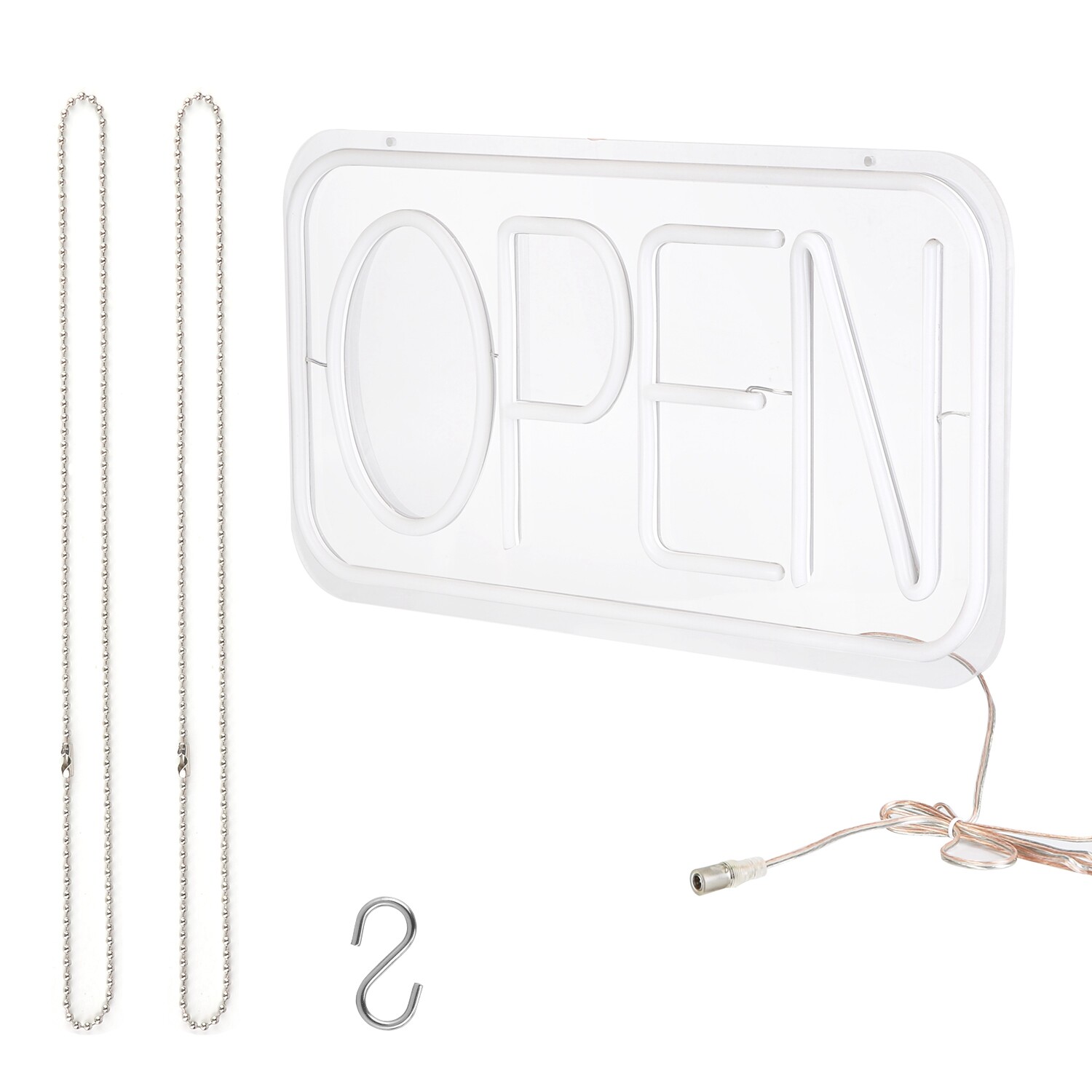 LED Open Sign Neon Light Dimmable for Restaurant Bar Shop Store Business Indoor