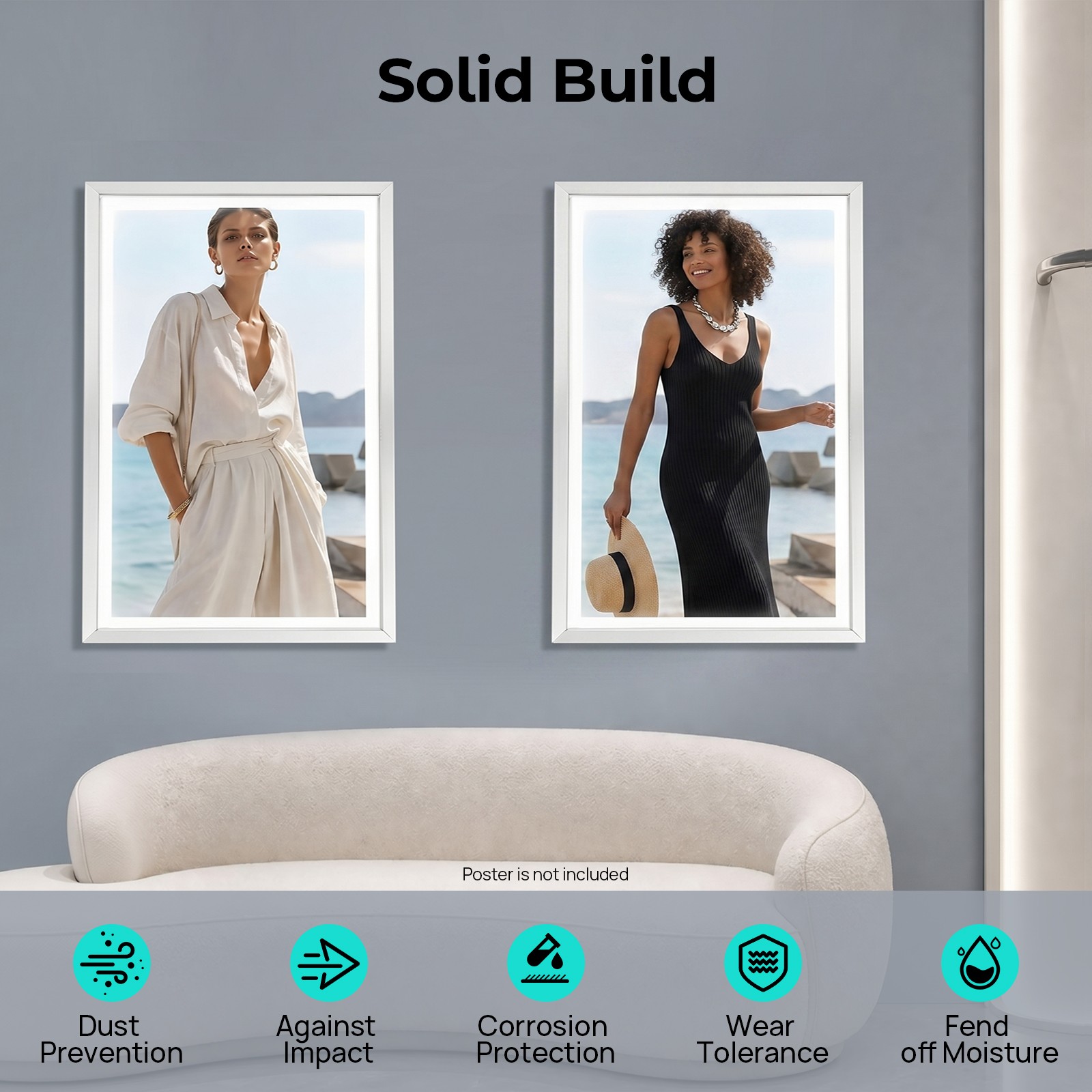 24″x36″ LED Backlit Poster Frame Art Picture Light Box Advertising Display Frame