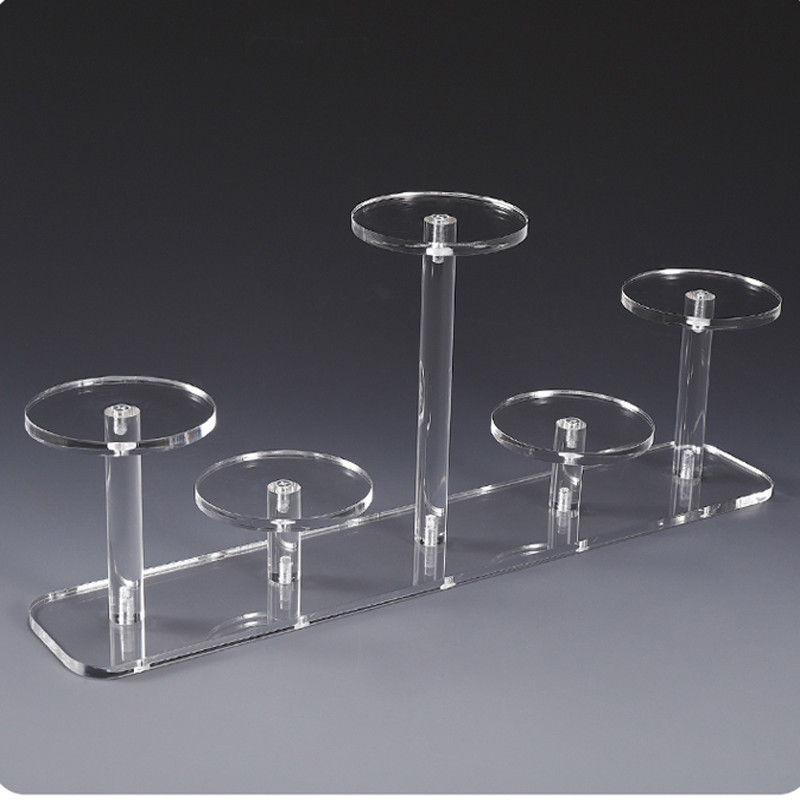 Transparent Acrylic Display Rack Tea Cup Toy Ornament Jewelry Ring Shelf Holder
