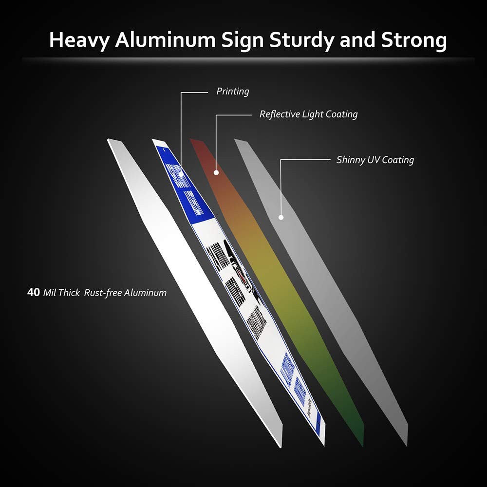 Security Camera Sign 2-Pack 10 X 10 in 40 Mil Rust Free Aluminum Weatherproof