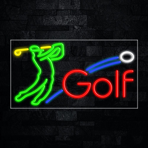 Golf LED Neon Sign 33″L x 18″H #30469