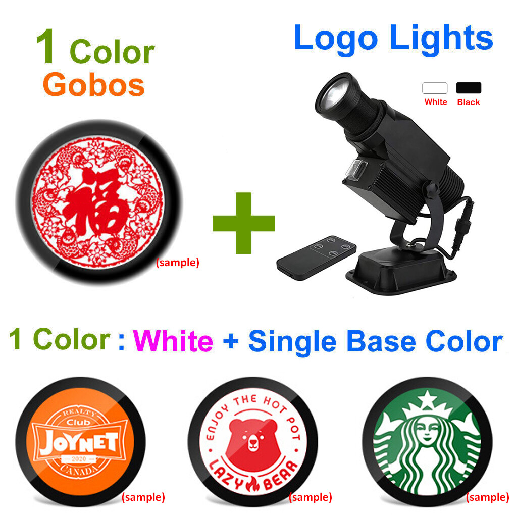 60W LED GOBO Projector IP65 Indoor Outdoor Custom Logo for Advertising AD Sign