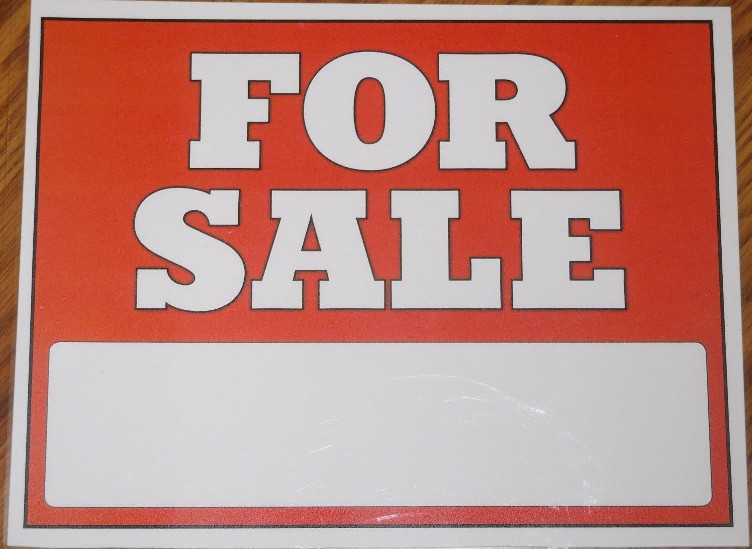 2x For Sale sign water resistant self adhesive stickers 11″ x 8.5″