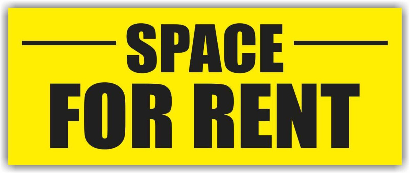 SPACE FOR RENT Advertising Banner Vinyl Mesh Sign Flag Leasing Realtor Office