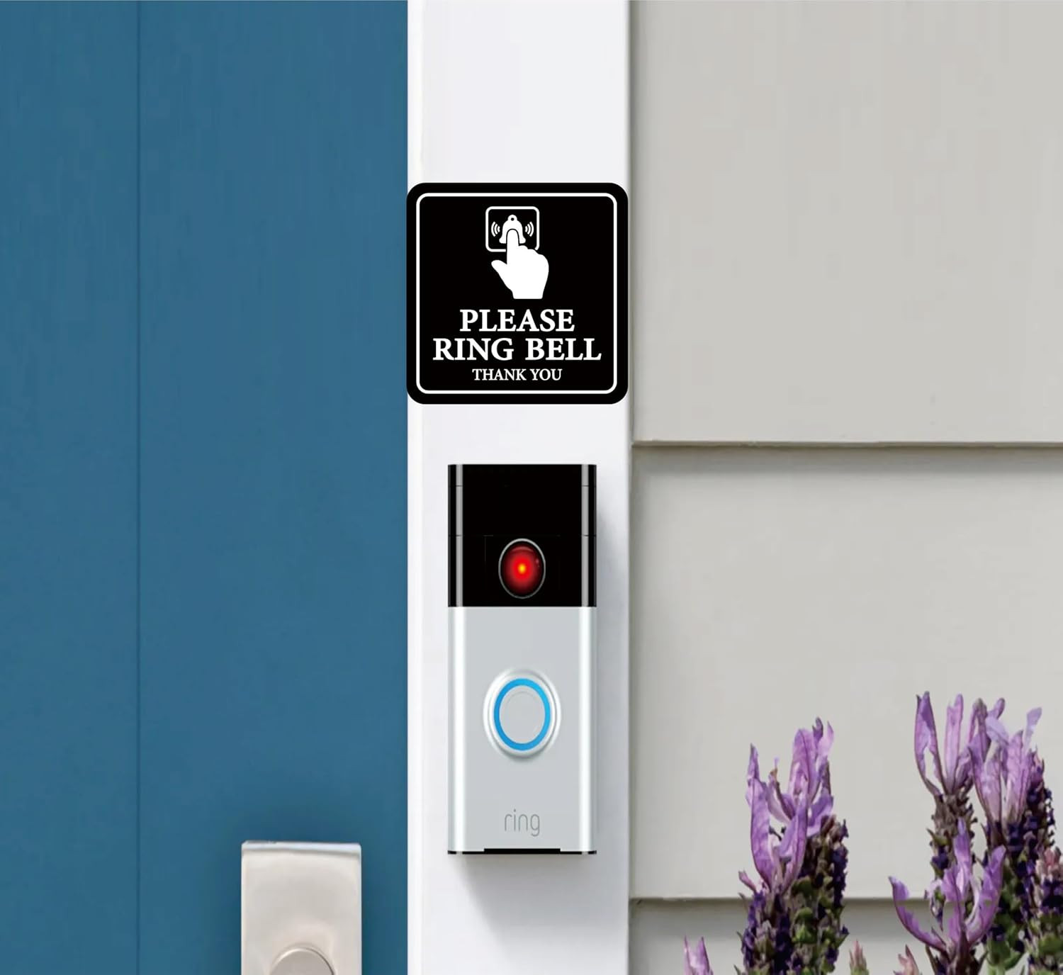 Please Ring Bell Sign – Premium Durable Frosted Acrylic Material, Super Stron…