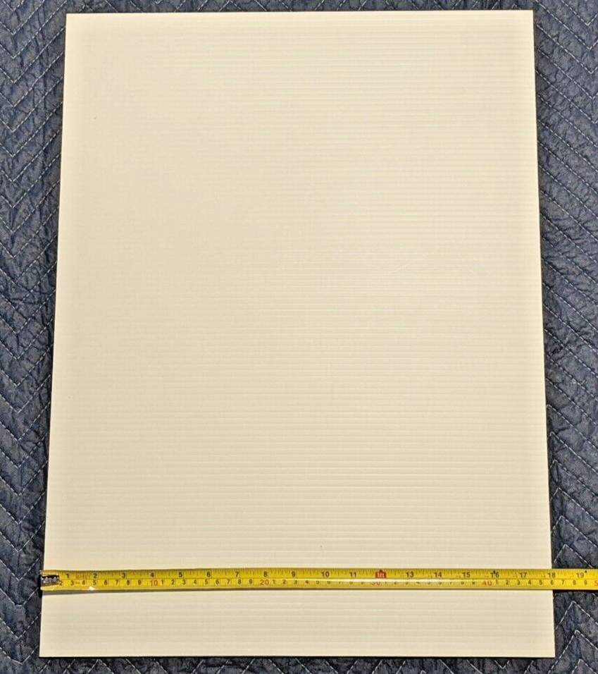 Corrugated Plastic 18″x24″x4mm Yard Sign Sheets Blank Sign Poster (25Pack)