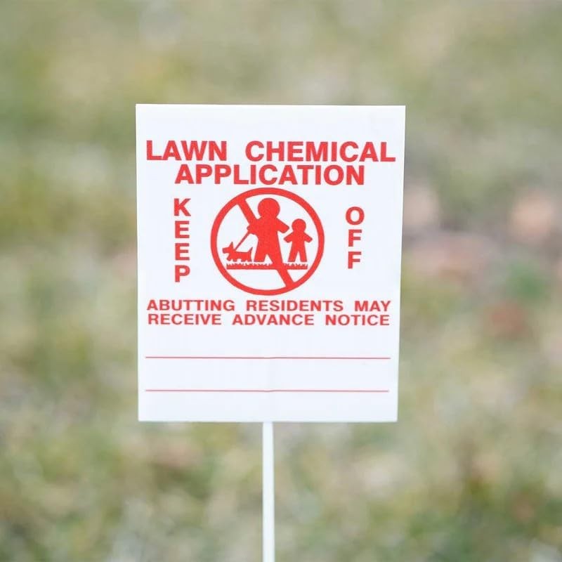 25x Gemplers OH4X5PK Ohio State Pesticide Application Signs – Tough Weatherproof