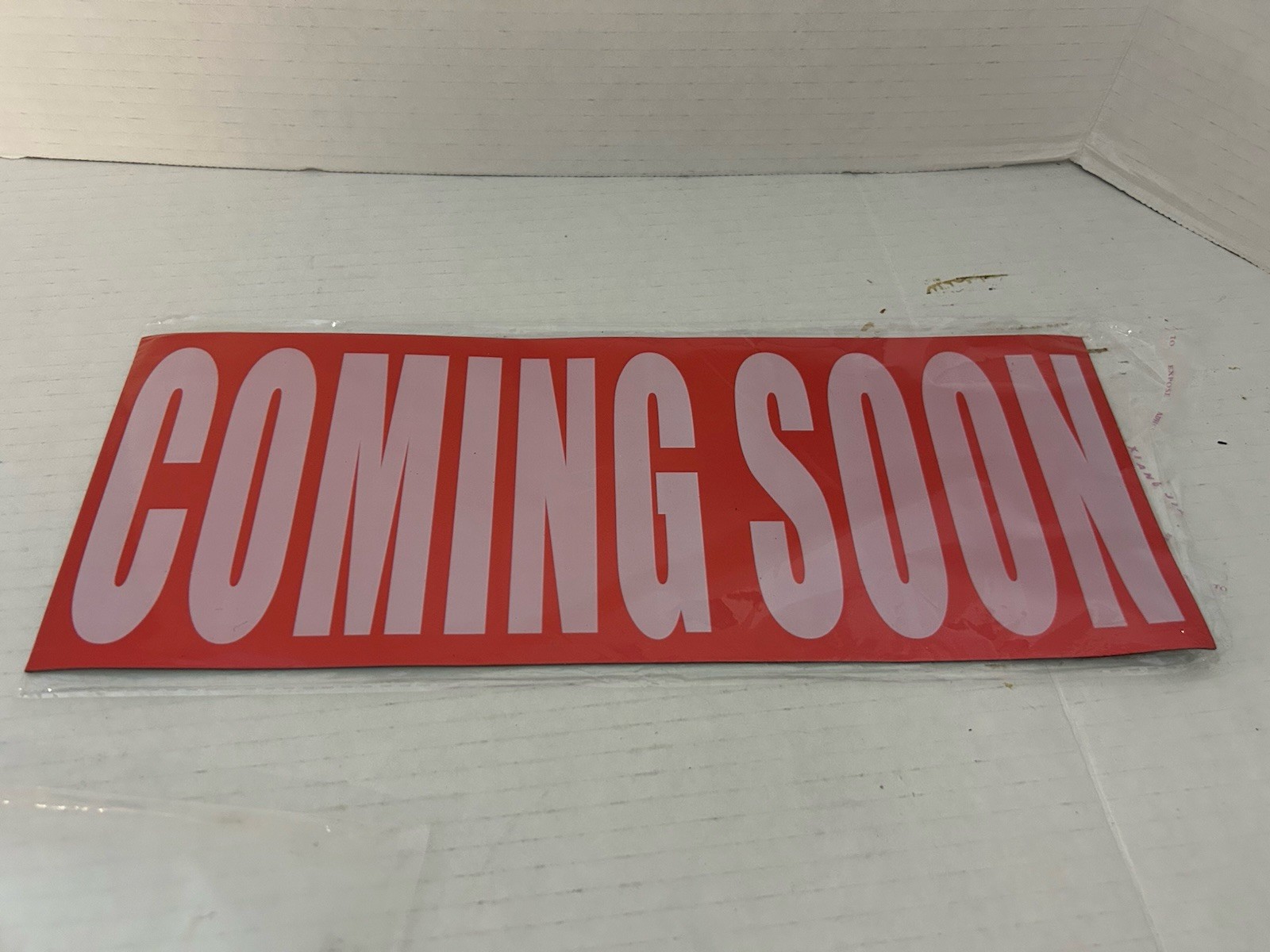 Reusable Magnetic Coming Soon Sign for Real Estate (12 x 4 Inch) (2 Pieces)