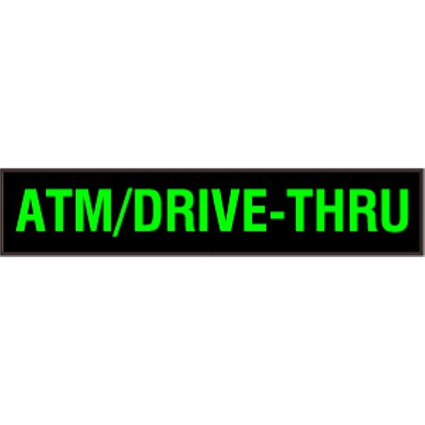 Signal-Tech 42279 PHX734G-L051/120-277VAC ATM/DRIVE-THRU Outdoor Sign