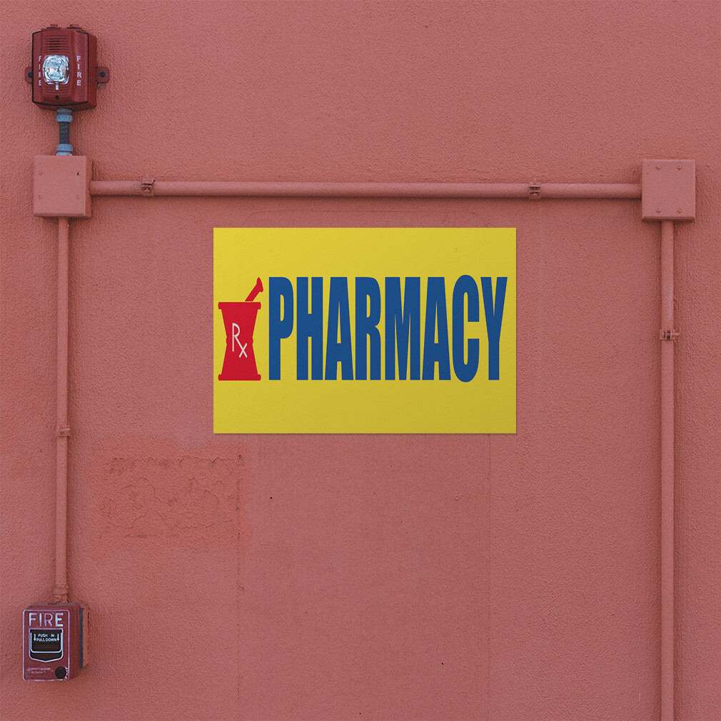 Decal Stickers Pharmacy Promotion Business Vinyl Store Sign Label Business