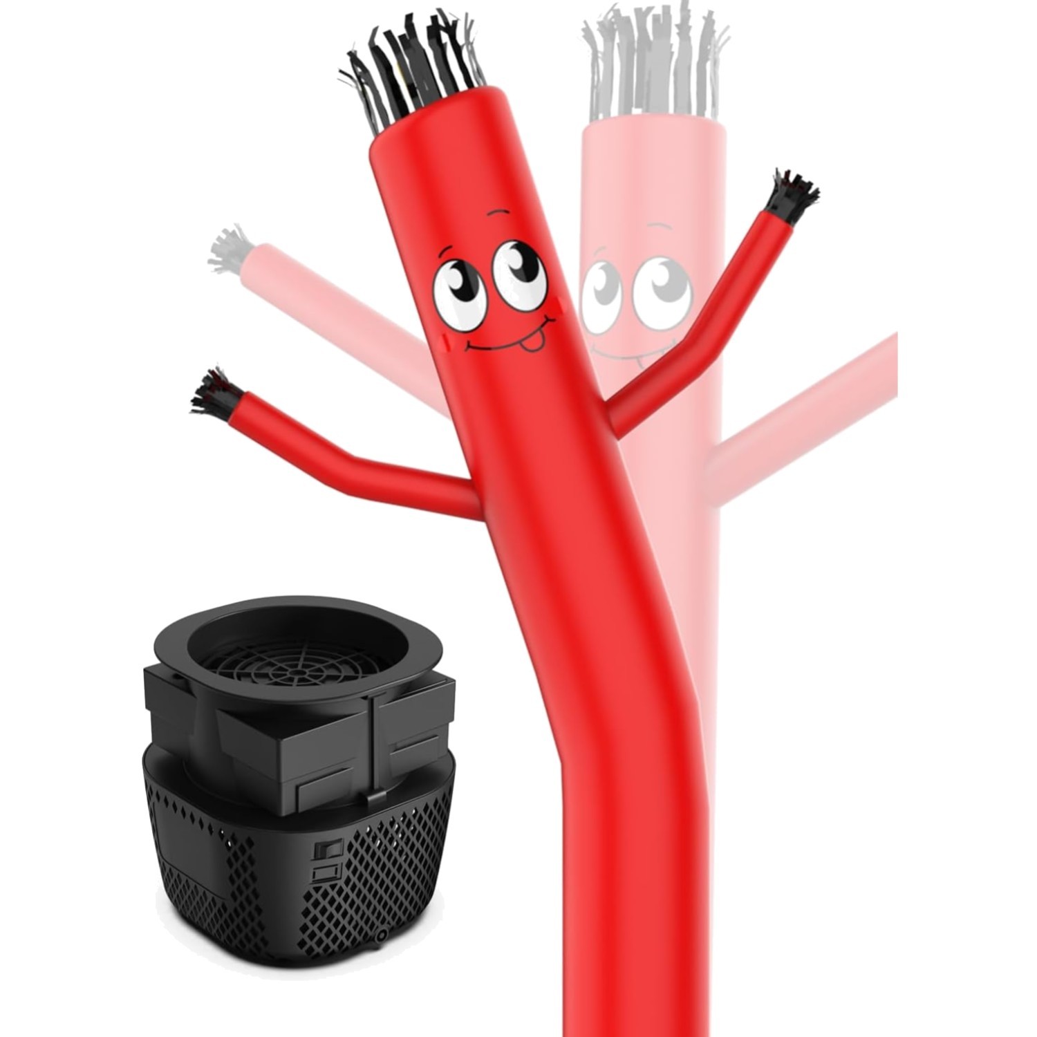Puligoth 6 Ft Inflatable Tube Man With Blower Red