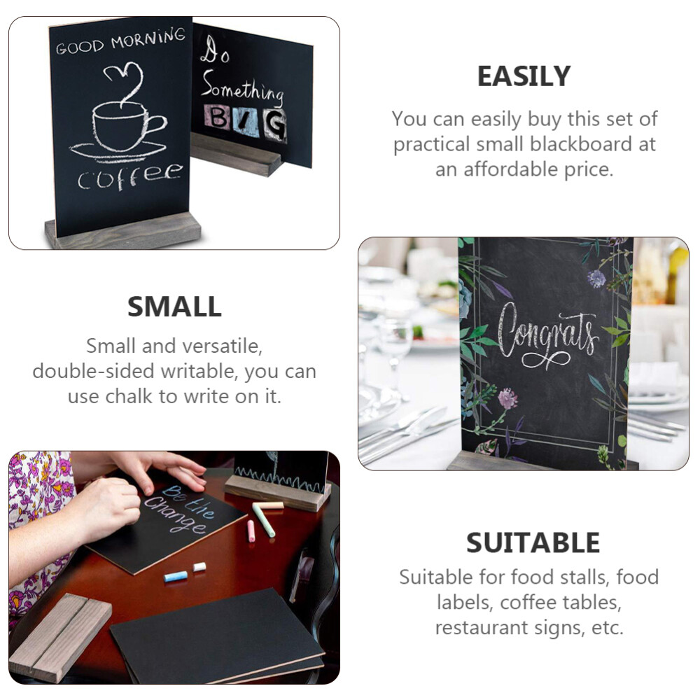 Table Number Board Small Chalkboard Labels Party Food Signs Message Tags New