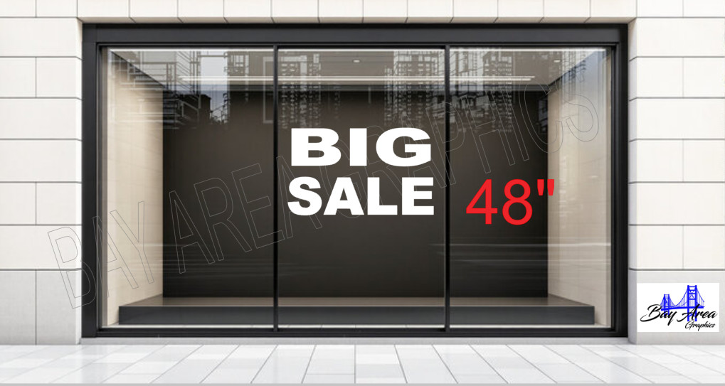 Retail BIG SALE Vinyl Decal Waterproof Sign ORACAL 651 Red White Yellow Outdoor