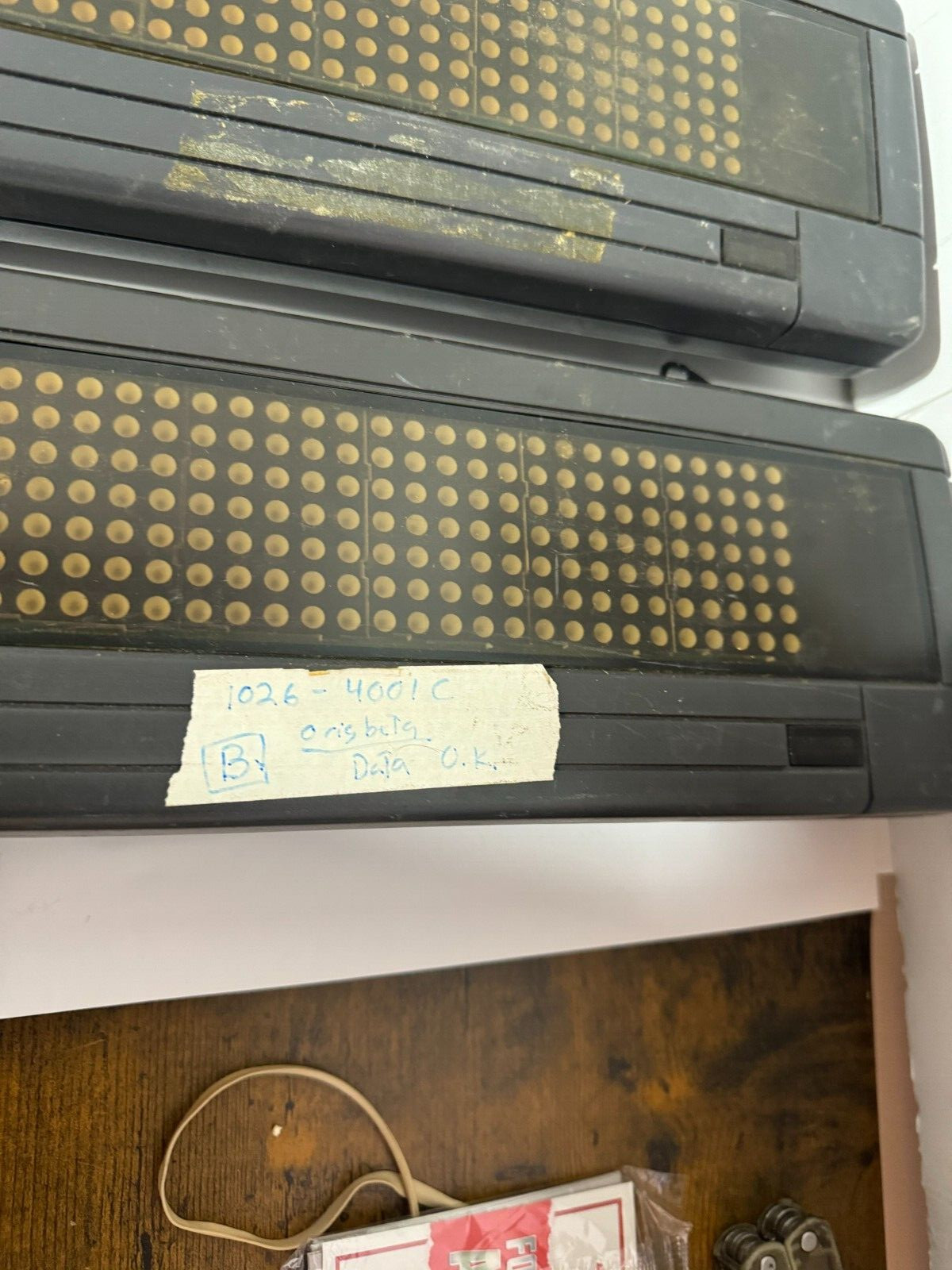 Beta Brite Electronic Color Message Display Untested