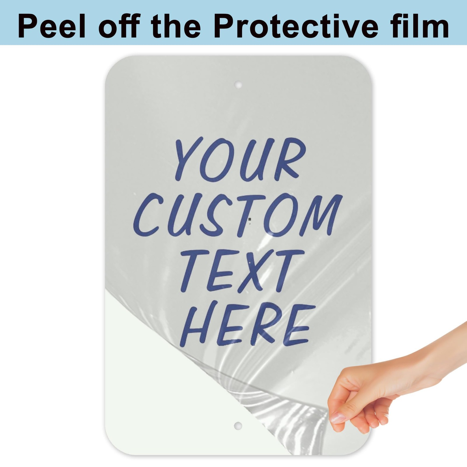 2 PCS Large Blank WriteOn Metal Sign 18×12 Inch White Reflective Aluminum