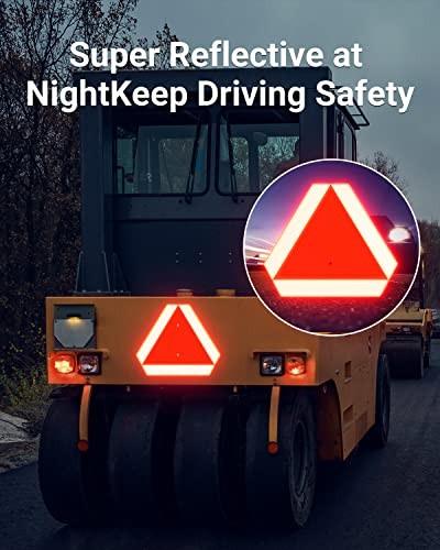 SMV Triangle Reflective Sign Aluminum Safety 14×16