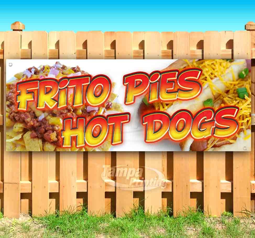 FRITO PIES HOT DOGS Advertising Vinyl Banner Flag Sign Many Sizes SB08101