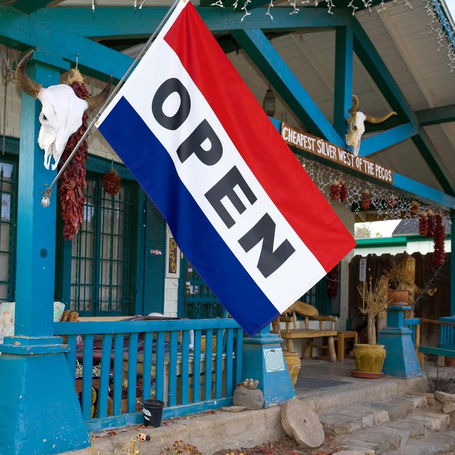 3×5 Ft Open Flag – Double-Sided, Fade Resistant Heavy Duty for Businesses