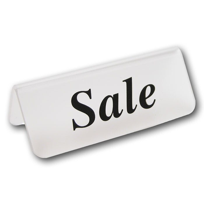 Acrylic Sign Countertop Signs Store Sign Message Signs ” SALE ” Signs 3″W