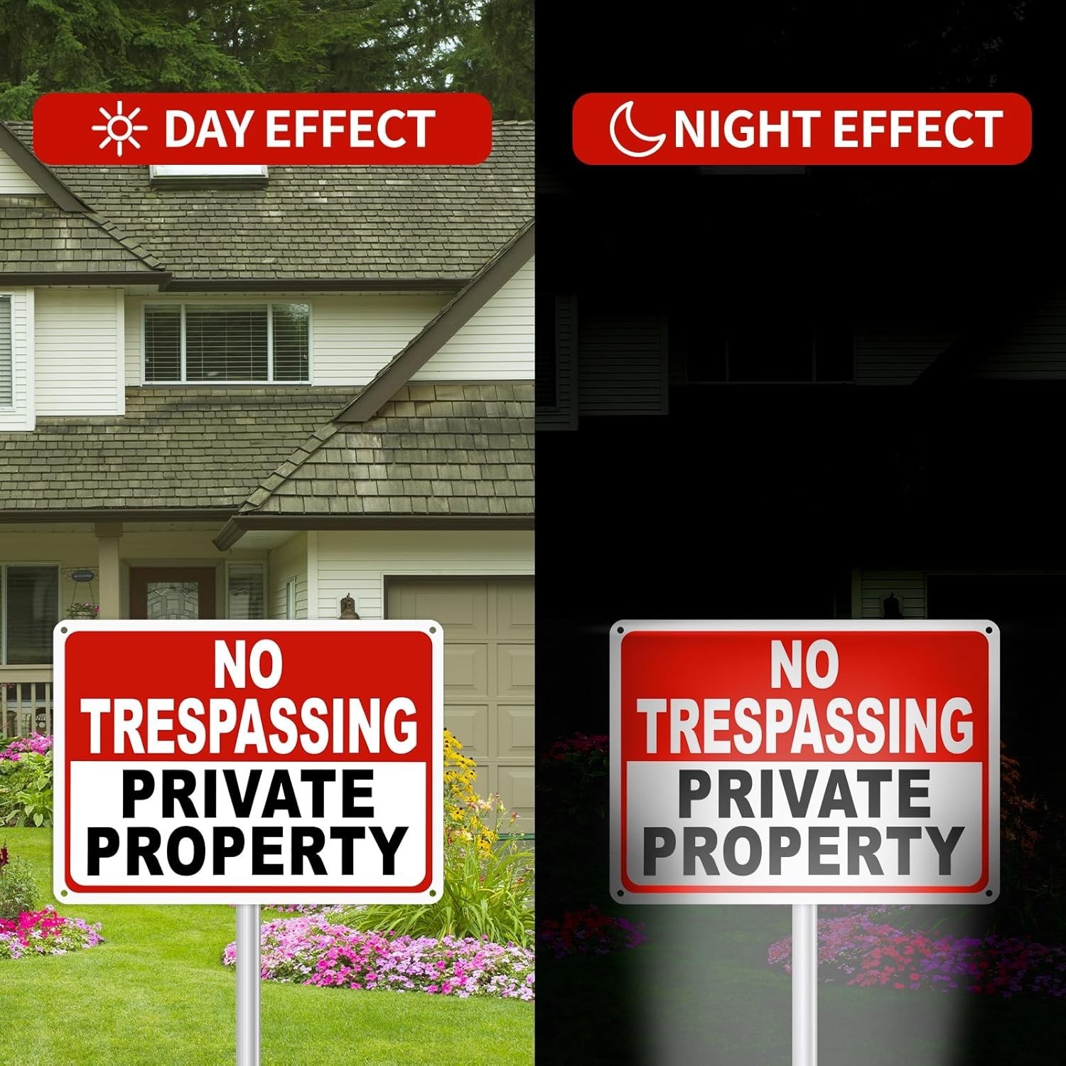 Large No Trespassing Signs Private Property – 14×10 Inch 40 Mil Heavy Duty Al…