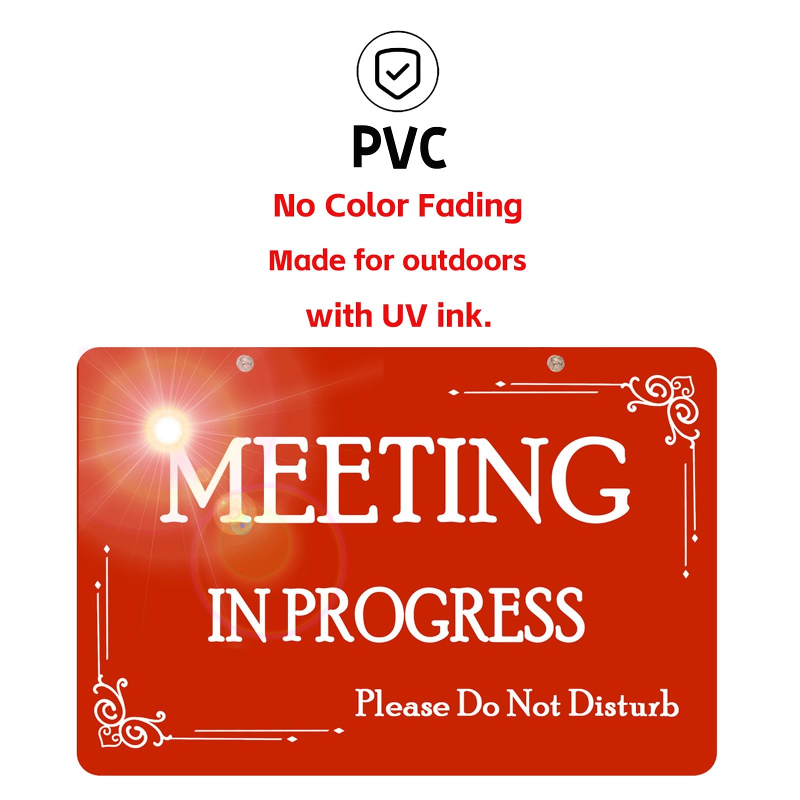 Meeting in Progress Sign,Do Not Disturb In Session Office Door Indicator,Welc…