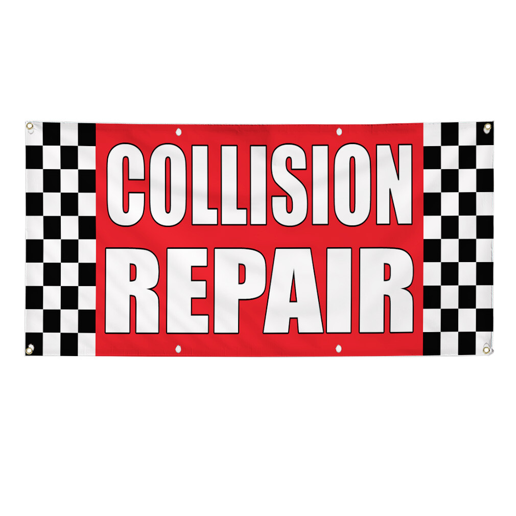Vinyl Banner Multiple Sizes Collision Repair Auto Body Shop Car Repair A Outdoor