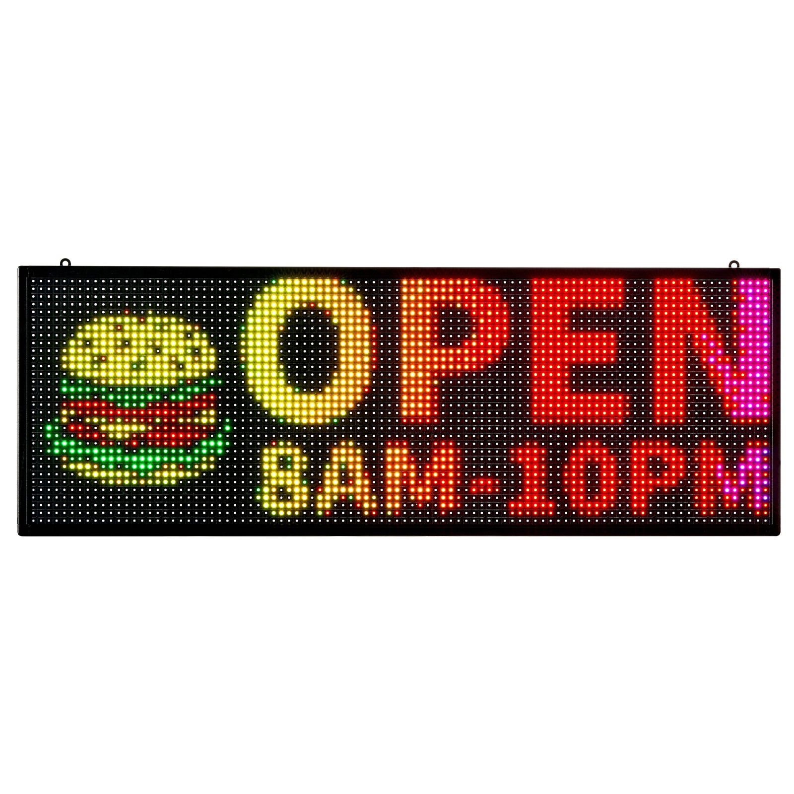 40×14 in LED Scrolling Sign Programmable Digital Display Board P10 Full Color