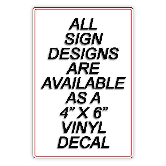 Package Delivery Leave By Garage Door Delivery Driver Sign / Decal MS021