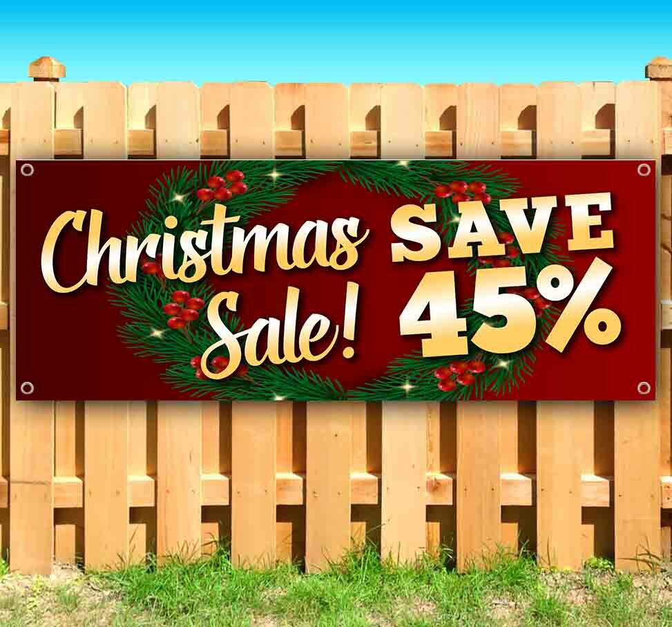 CHRISTMAS SALE SAVE 45% Advertising Vinyl Banner Flag Sign Many Sizes USA