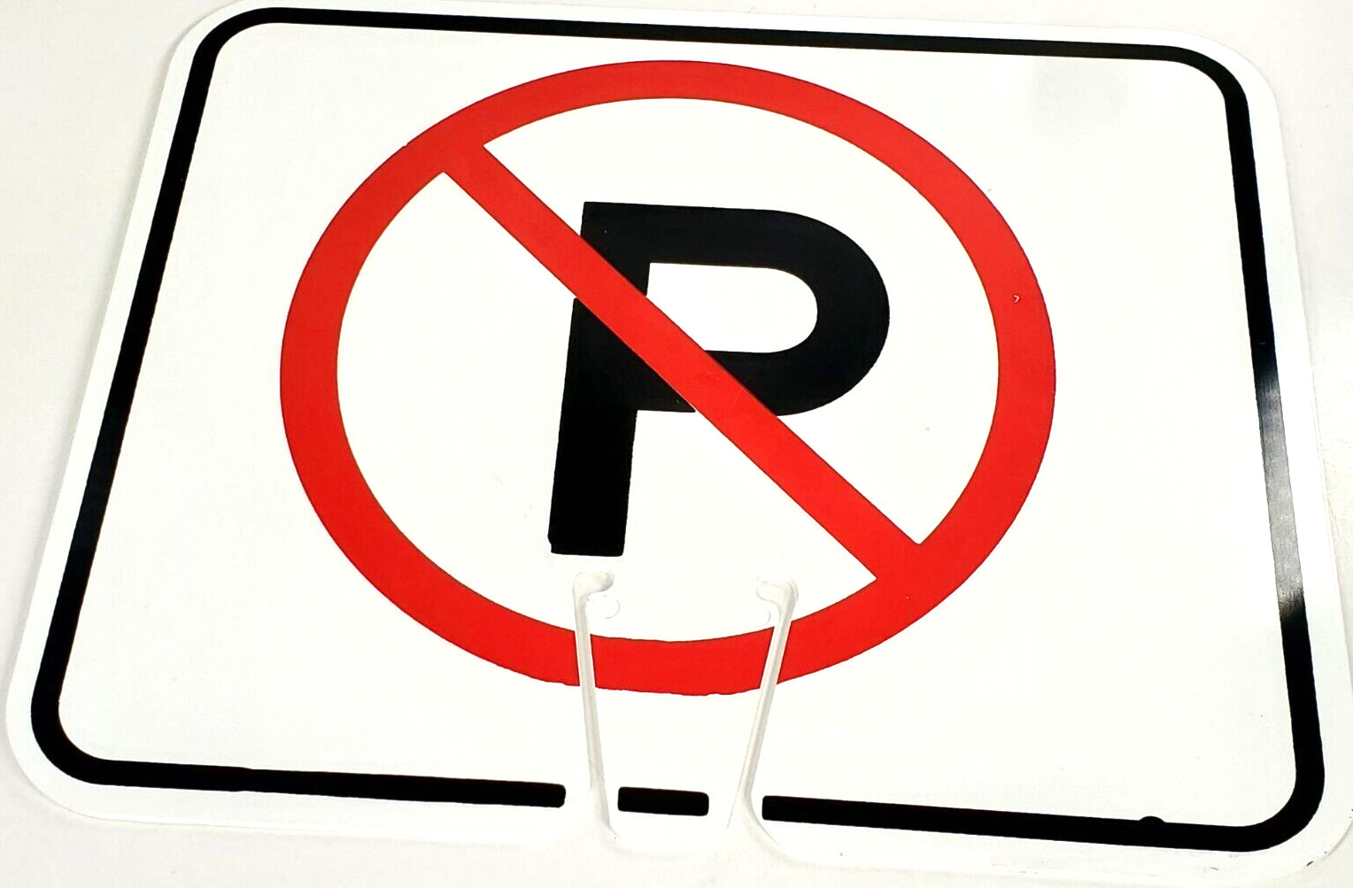 12 x 10-Inch NO PARKING Sign (03-055-NP) No Parking Here Symbol CONE SIGN