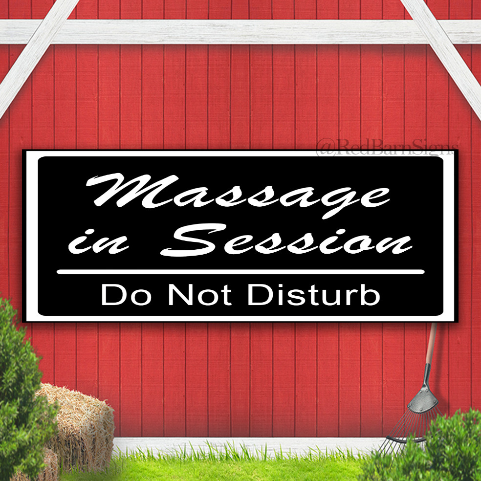 Message in session do not disturb Indoor Outdoor Banner Sign with grommets