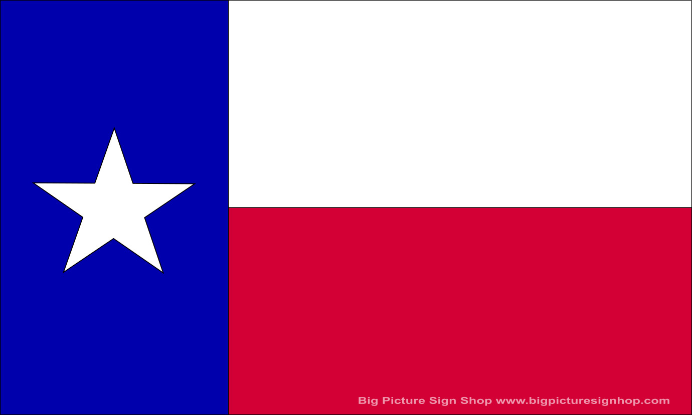 TEXAS BANNER-HUGE & MEGA LARGE Nylon Reinforced Vinyl BANNER-USA MADE FAST SHIP