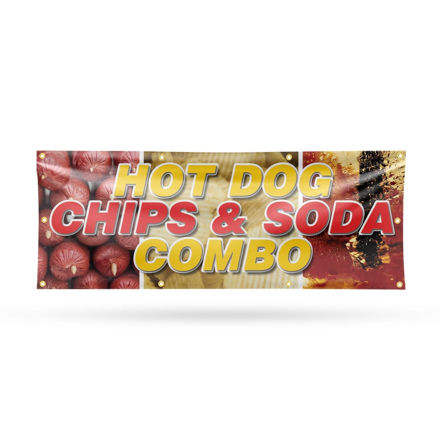 SignMission B-96-30699 Banner Sign 36 Inch x 96 Inch 13 oz Vinyl Metal Grommets