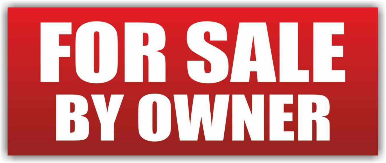 FOR SALE BY OWNER Advertising Banner Vinyl Mesh Sign Rental Rent Lease Realtor