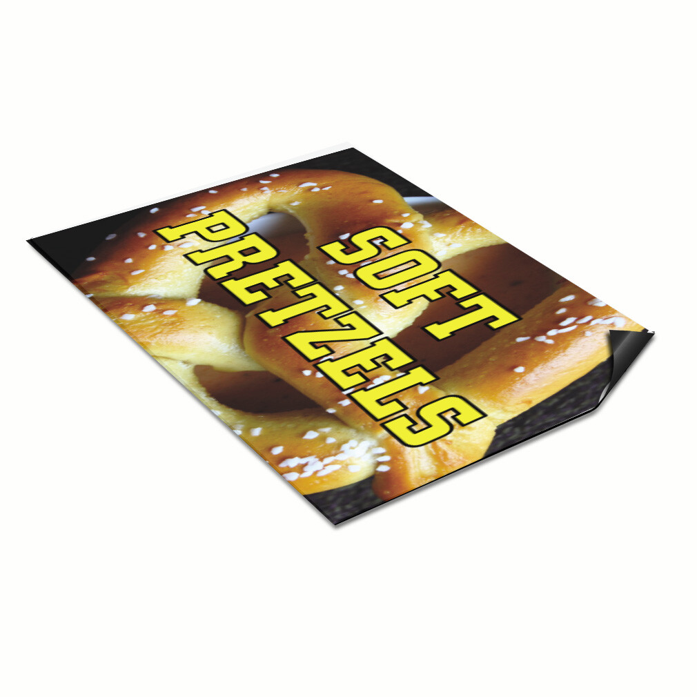 Car Magnet Set of 2 Soft Pretzels Outdoor Advertising Printing G Industrial Sign