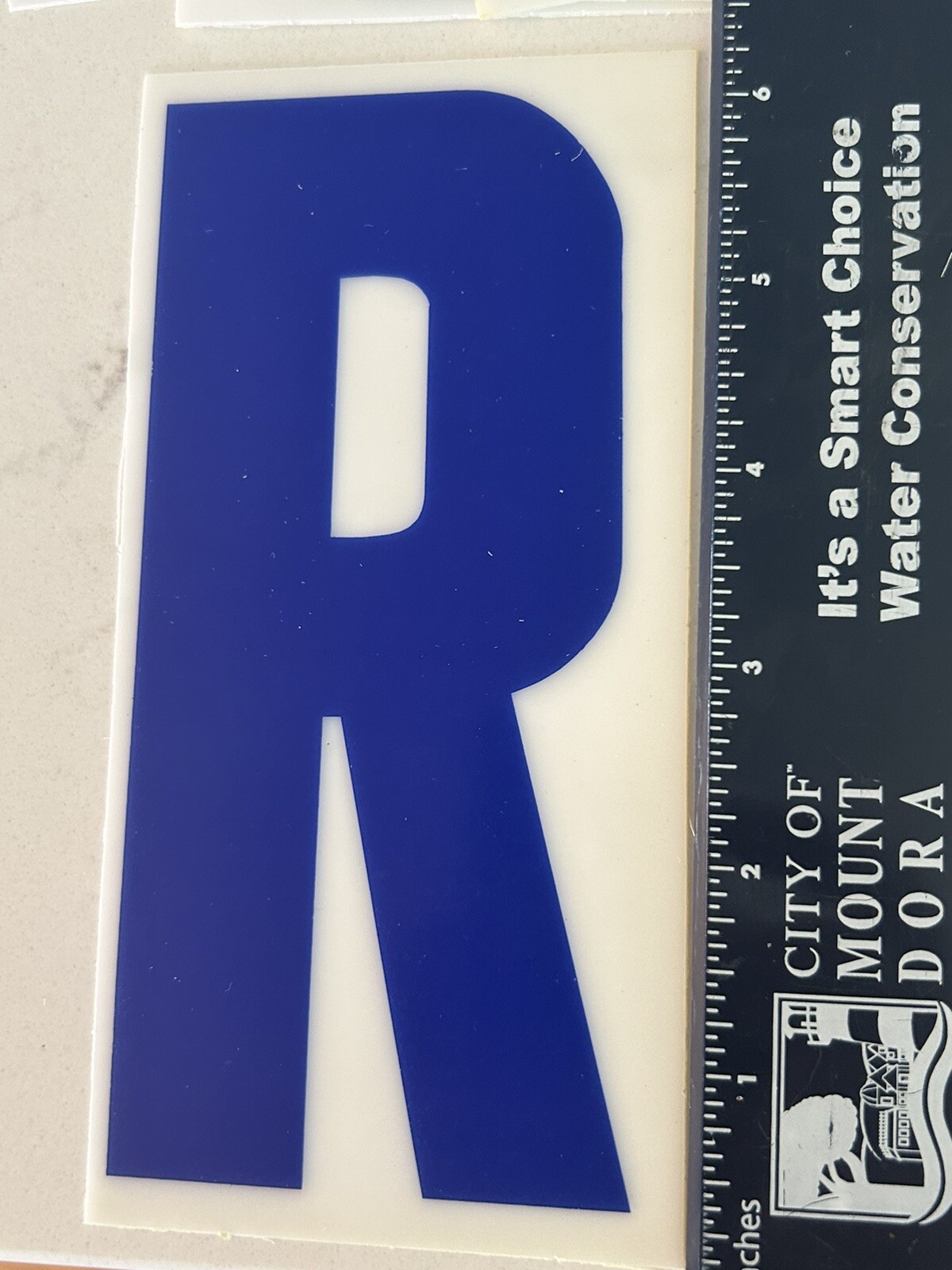 58 Plastic Replacement Letters (A-C, M-Z) Hanging Window Sign ~ 6.25” Tall