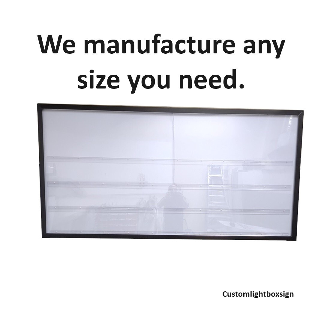 Protected Double-sided Marquee sign (Manufacturing in all sizes) H:42x84x12”