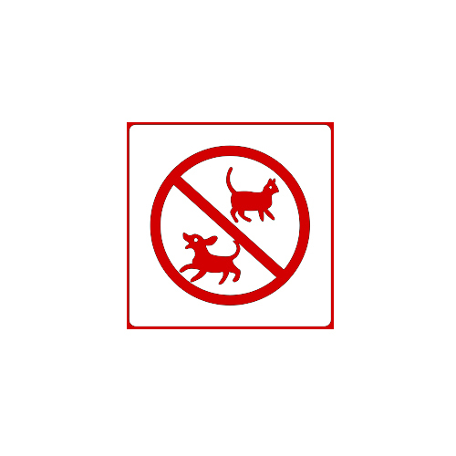 No Pets Allowed Decal Store Front Window Wall Door Sign Shop Hotel Sticker Vinyl