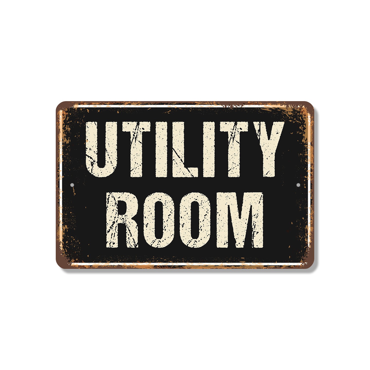 Utility Room Street Sign Tools Towels Tidy Durable Perfect for Mud Rooms
