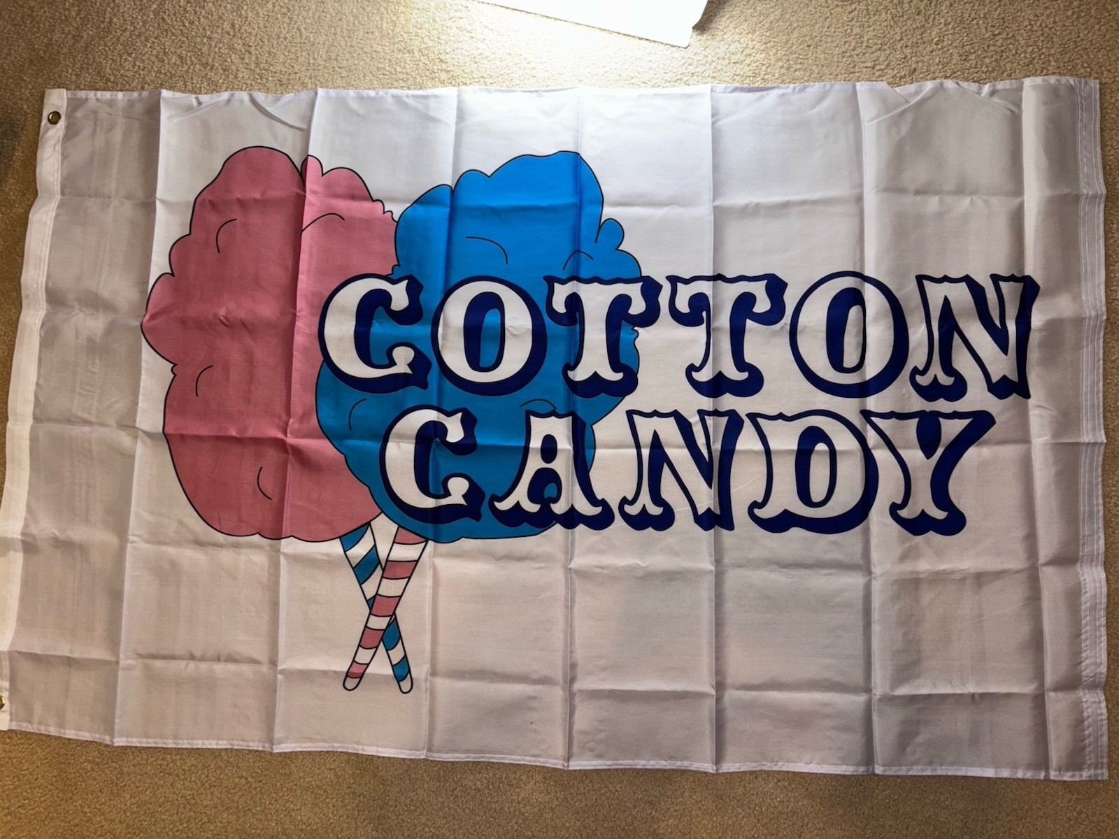 Cotton Candy Flag 3×5 ft Advertising Sign Food Concession Snack Bar Store Fair