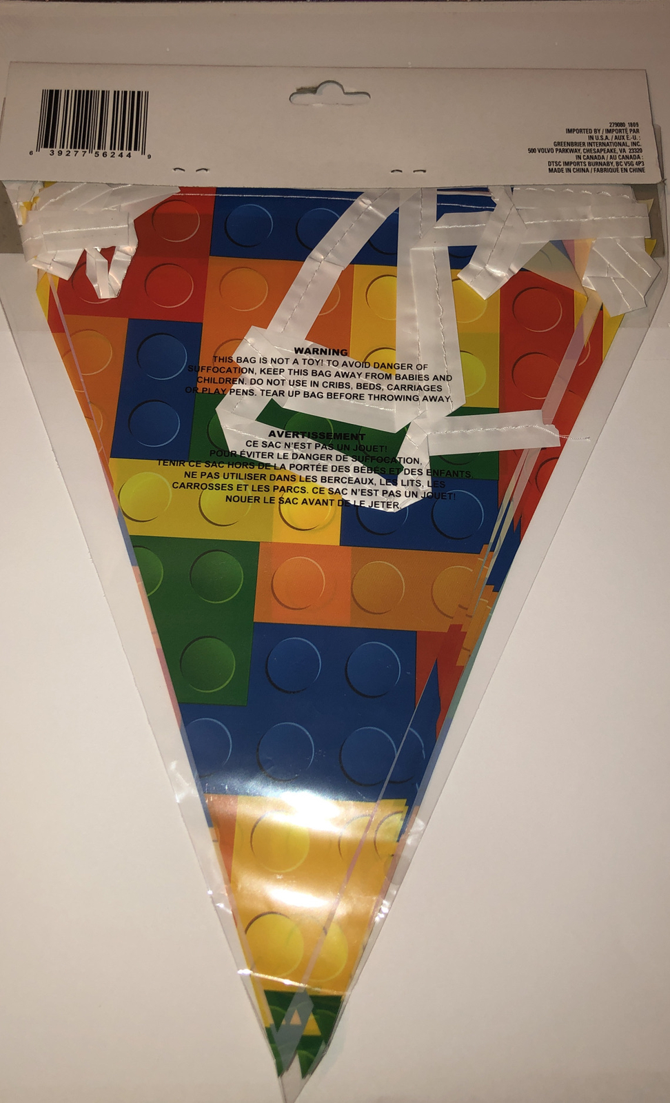 Lot Of 2 -Flag Block Style Banner 12 ft (366cm)