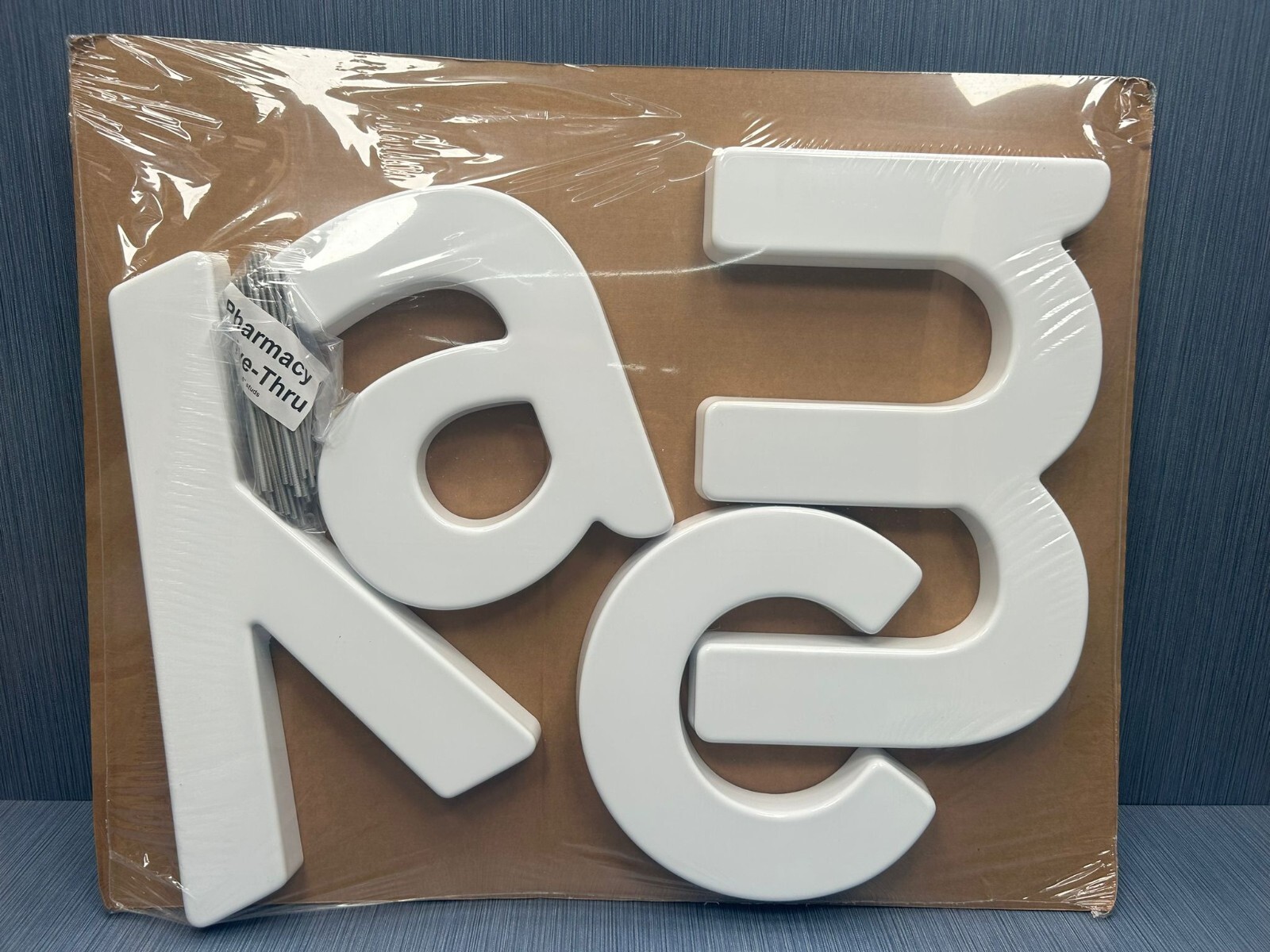 18″ Sign Letters “Pharmacy Drive-Thru”