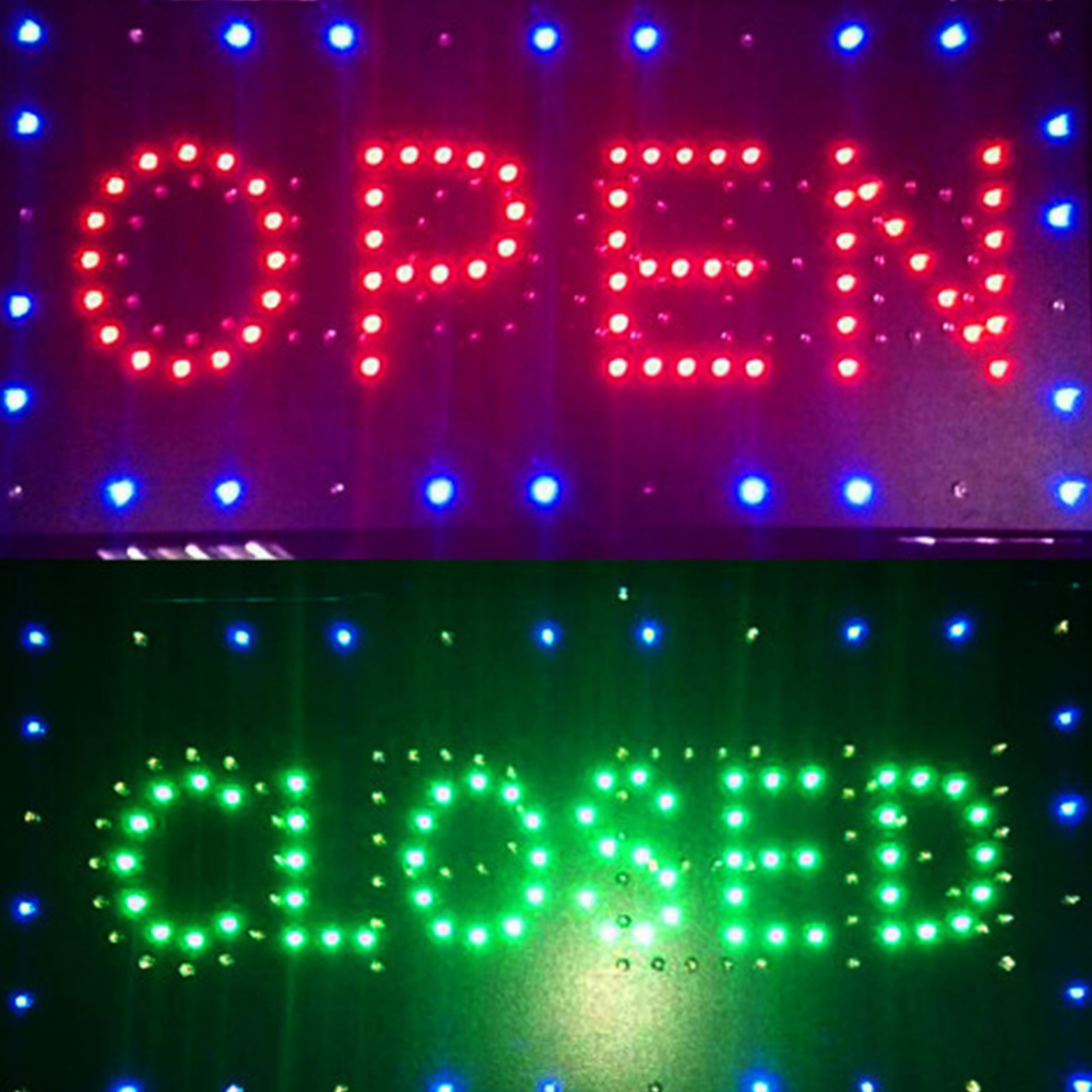 LED OPEN / CLOSED Sign 19″x10″ Bright Advertisement Board Electric Display Sign
