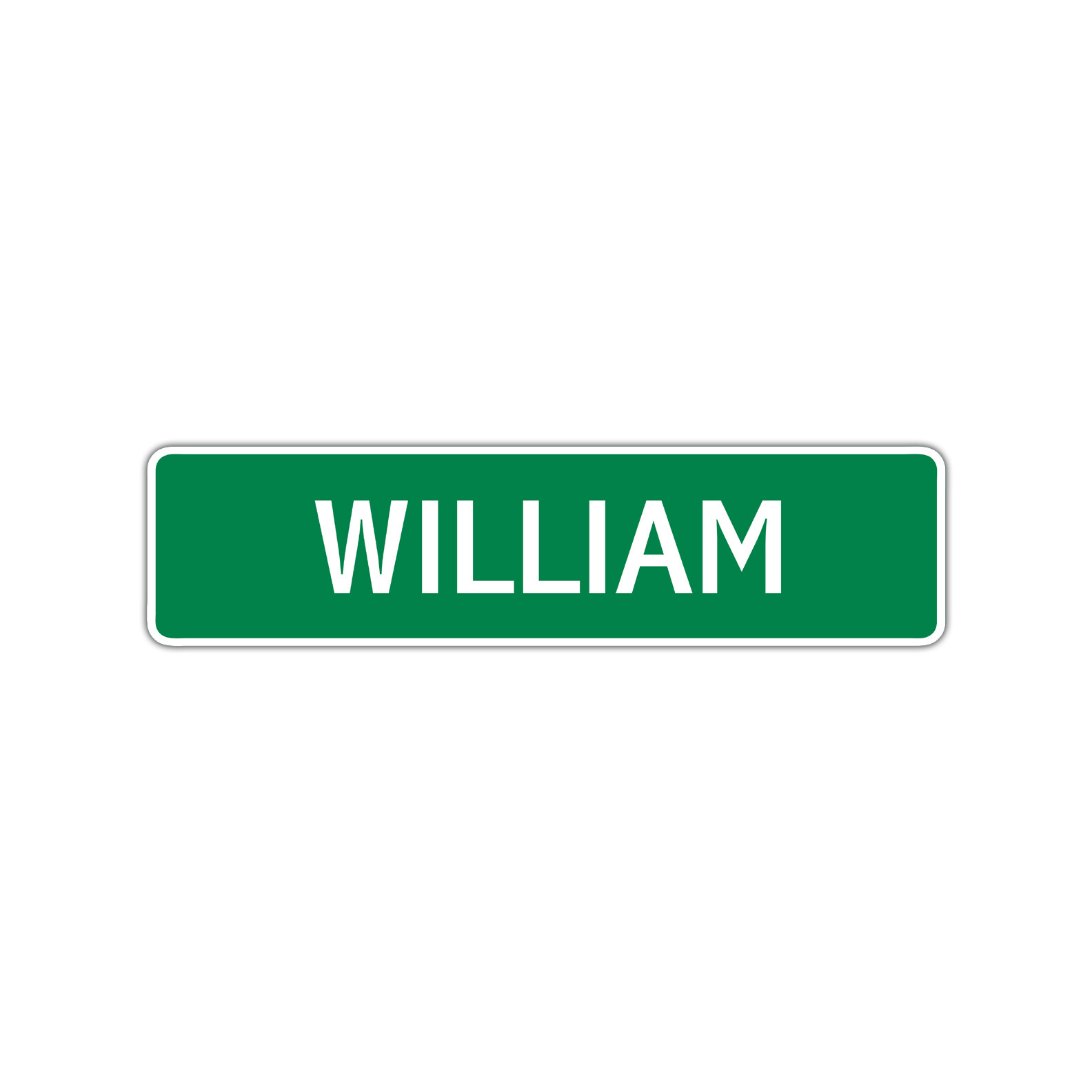 William Street Sign Room Home Wall Decor Children’s Name Aluminum Metal Plate