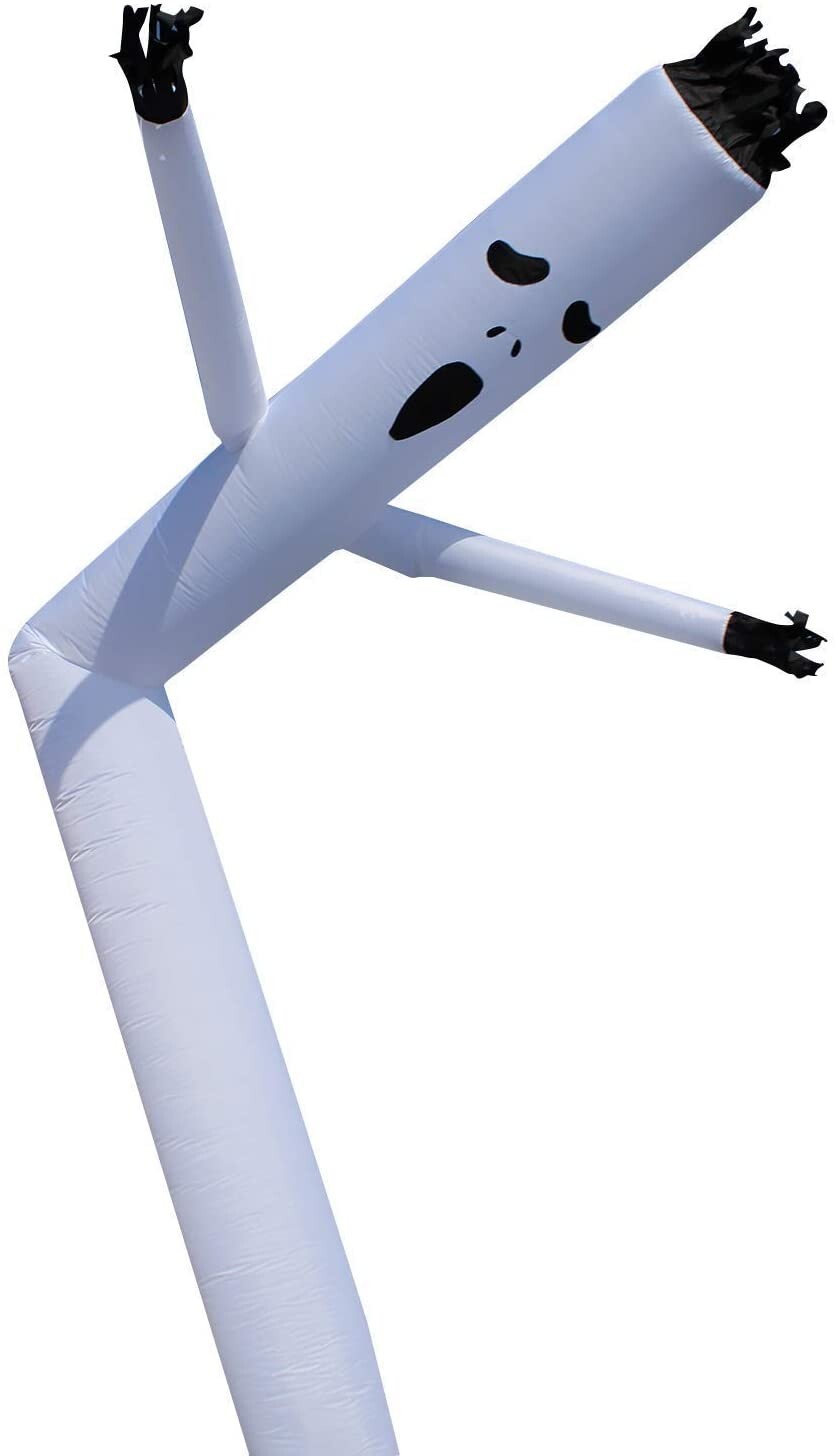 20ft Air Inflatable Dancing Wind Dancer Dancing Sky Puppet White with Blower