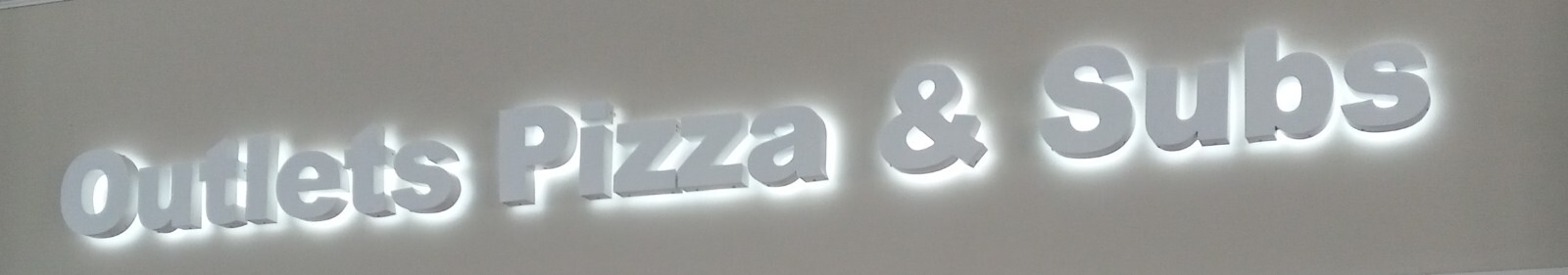 Pizza and Subs Ultra Back Lit LED Sign