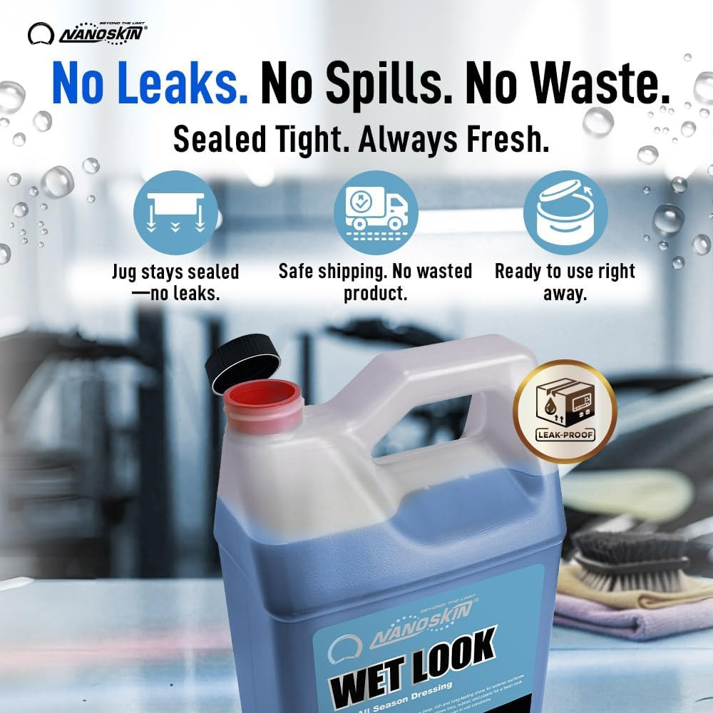 WET LOOK All Season Dressing 1 Gallon – Exterior Rubber & Plastic Solvent Based