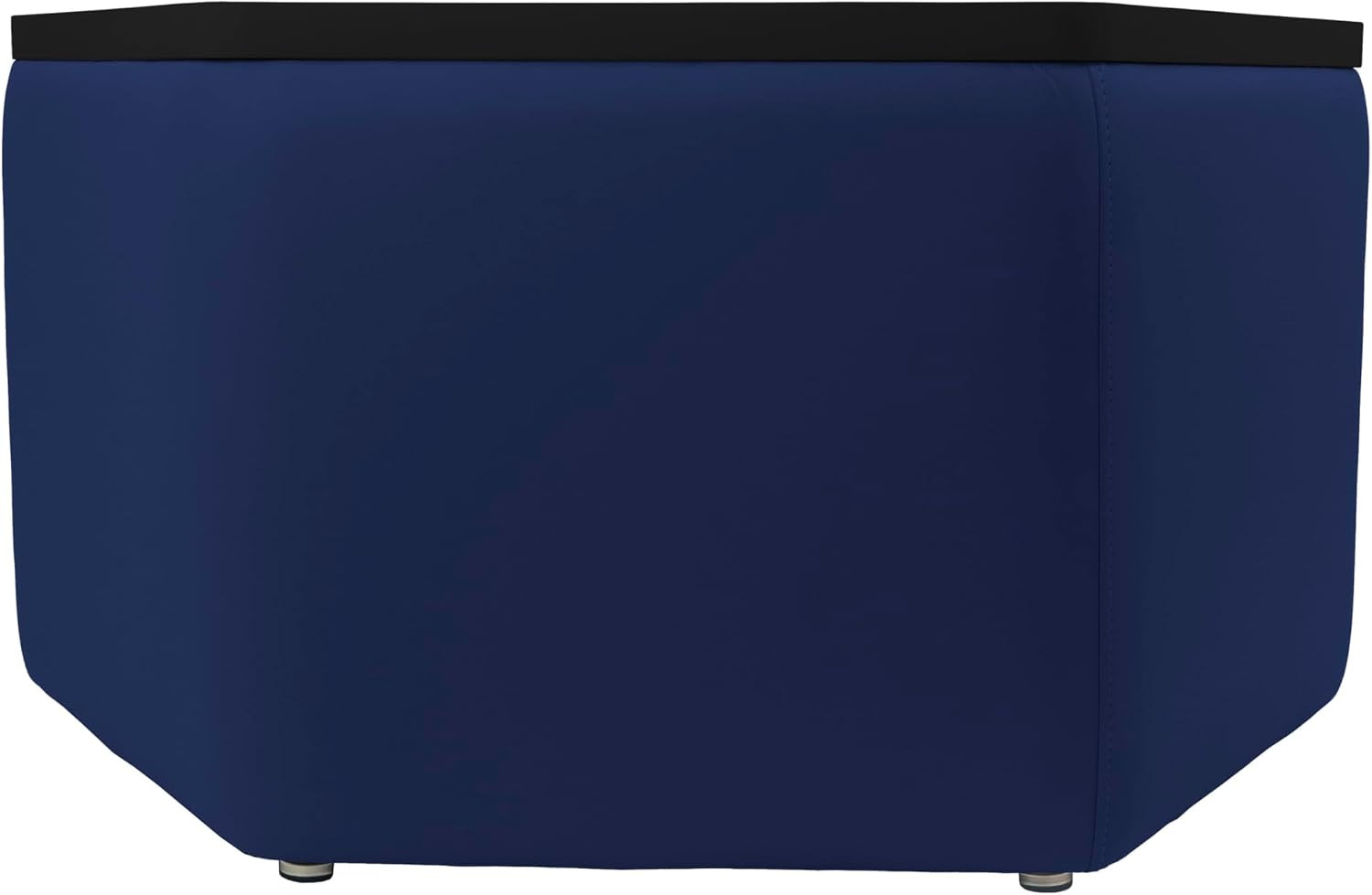 FDP Pro Series Hexagon Dry-Erase Ottoman – Teal & Whiteboard, 18″ Height