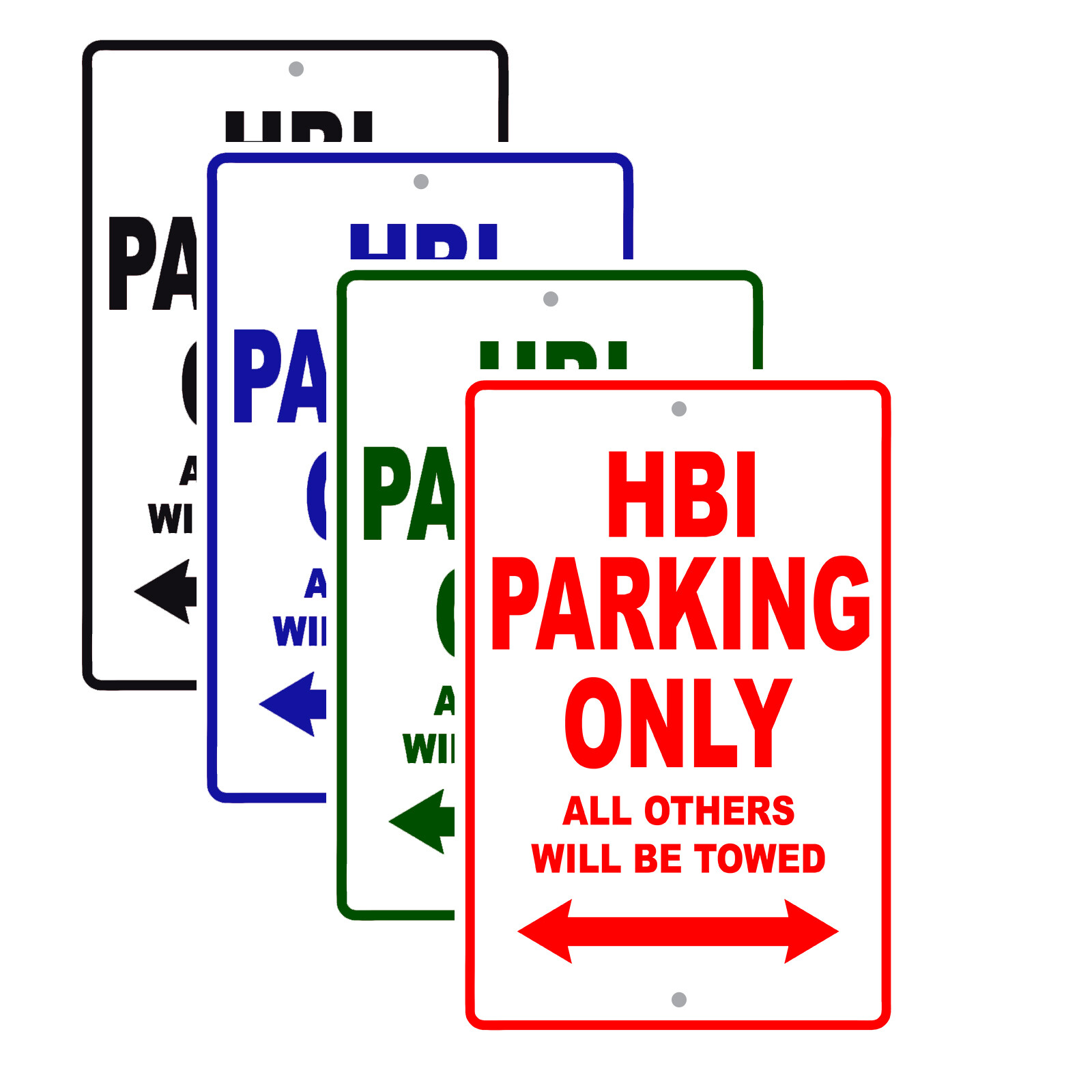 Hbi Parking Only Boat Ship Yacht Marina Lake Dock Aluminum Metal Sign