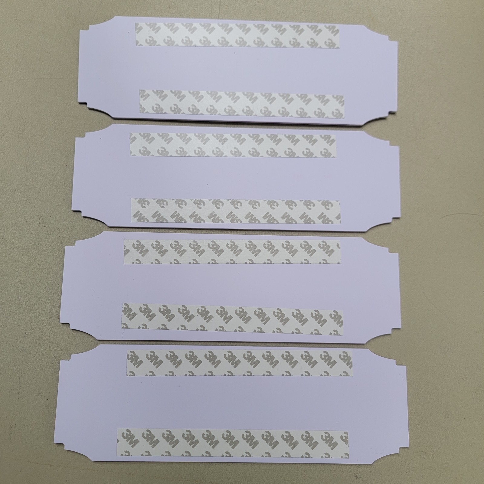 New (4) FOUR Pack No Smoking on Premises Signs Ready to Hang 3M Adhesive on Back